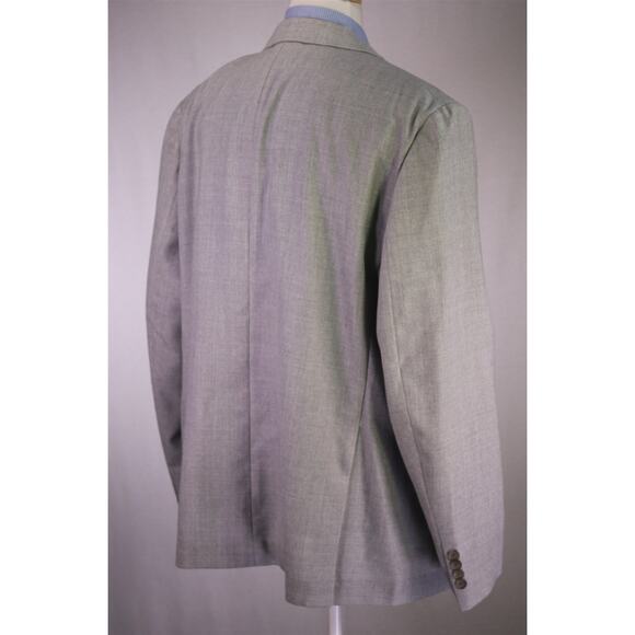 Bonobos Standard Fit Gray Knit Woven Patch Pocket 2-Btn Wool Blazer 52S New! - Picture 7 of 11